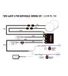 Lazer Twee-Lamp met positielicht 3-Pin Superseal Bedradingskit (12V)