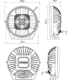 Bumper kit - DSM - Optibeam Nin9 - RAM - 1500 - 2019+