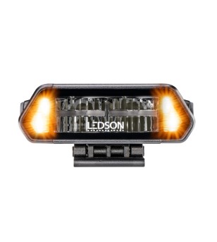 LED Light bar - Ledson - Epix 5+ - Strobe - 5" - 12.8cm - Position light White/Amber - 10 flash patterns - Driving