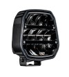 Driving light - Ledson - Epix 9+ - Strobe - 8.9" - 22.5cm - Powerboost - Position light White/Amber - 5 flash patterns - Driving