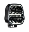Verstraler - Ledson - Epix 9+ - Strobe - 9'' - Positielicht Wit/Amber - 5 Flitspatronen - Driving