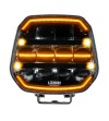 Extraljus - Ledson - Epix 9+ - Strobe - 8.9" - 22.5cm - Powerboost - Positionsljus Vit/Bärnsten - 5 blixtmönster - Driving -