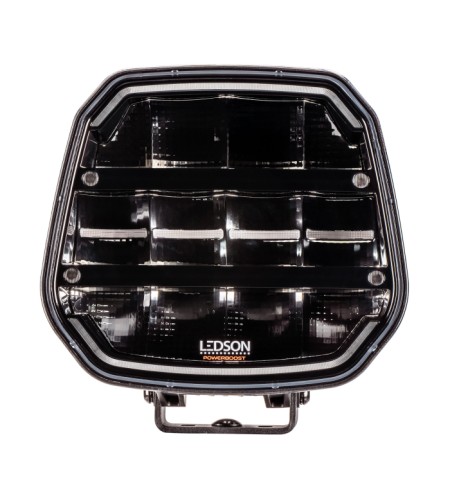 Extraljus - Ledson - Epix 9+ - Strobe - 8.9" - 22.5cm - Powerboost - Positionsljus Vit/Bärnsten - 5 blixtmönster - Driving -