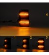 Körriktningsvisare - L&S - Spegel - LED - Dynamiskt blinkljus - Set - Peugeot - Boxer - 2007-2021