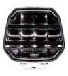 Extraljus - Ledson - Epix 9+ - 8.9" - 22.5cm - Elfenbensvit - Positionsljus Vit/Bärnsten - Driving