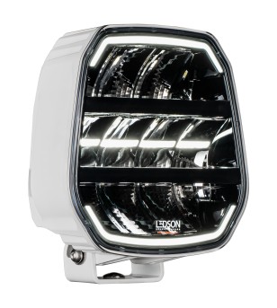 Extraljus - Ledson - Epix 9+ - 8.9" - 22.5cm - Elfenbensvit - Positionsljus Vit/Bärnsten - Driving 