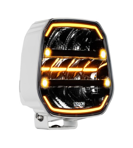 Verstraler - Ledson - Epix 9+ - Strobe - 9'' - ivoorwit - Positielicht Wit/Amber - 5 Flitspatronen - Driving