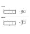 LED bar - Lazer - Carbon 4 - 8'' - Gen3 - Spot