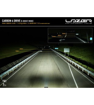 LED Lightbar - Lazer - Carbon 6 - 12.4" - 31.5cm - Gen3 - Driving