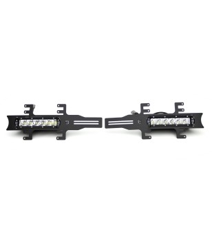 Ford F150 Grille LED Kit Black (2018-2020) - (2x 6" Slim Light Bars) - Z415581-KIT - Lights & Styling