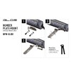 Mounting - Lazer - Glide - License plate mount