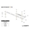 Mounting - Lazer - Glide - Stay bar