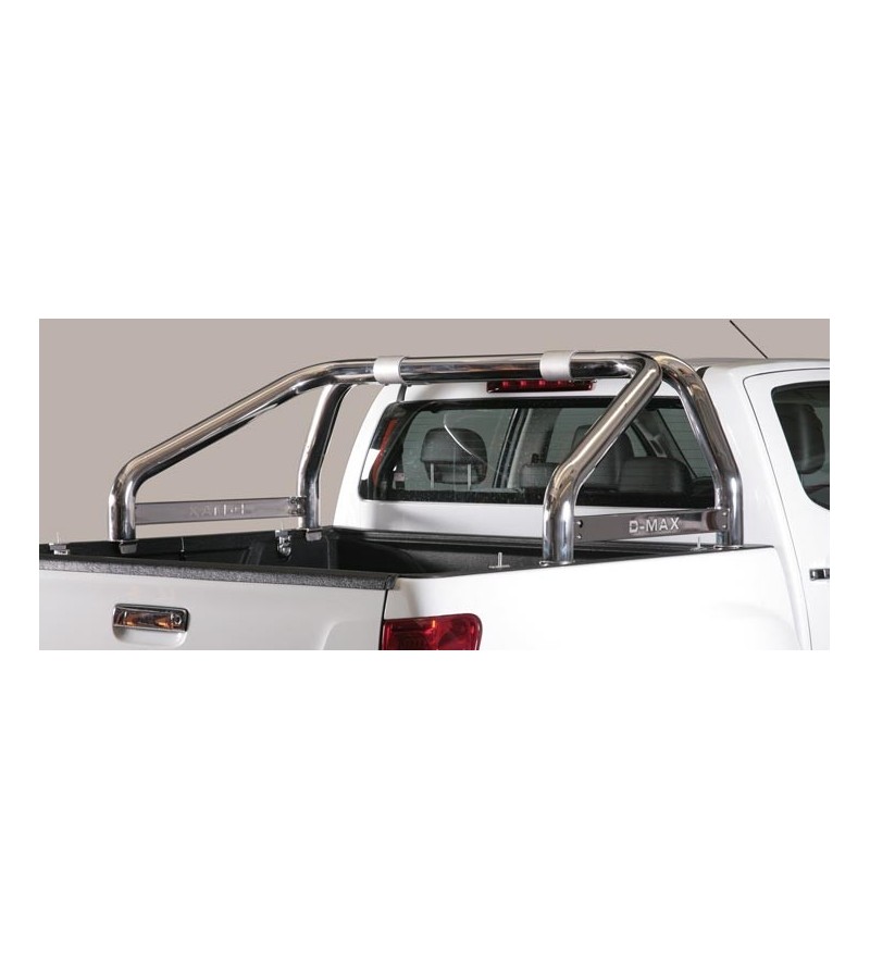 D-Max 17- Roll Bar on Tonneau Inscripted - 2 pipes - RLSS/K/2314/IX - Rollbars / Sportsbars - Verstralershop D-Max 17- Roll Bar on Tonneau Inscripted - 2 pipes - RLSS/K/2314/IX - Rollbars / Sportsbars - Verstralershop