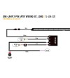 Kabelset - Lazer - 1 lamp - 2 pins - Aptiv - 12V