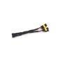 Wiring kit - Lazer - 2 lamps - Y-splitter - single lamp to two lamps - 2 pins - Superseal Wiring kit - Lazer - 2 lamps - Y-splitter - single lamp to two lamps - 2 pins - Superseal