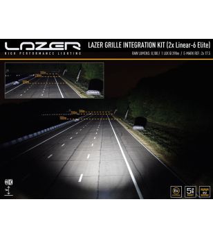 Toyota Hilux (2021+) Lazer LED Grille Kit - GK-HILUX-04K