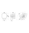 LED-ramp - Lazer - RP - 4.2" - 10.7cm - Spot