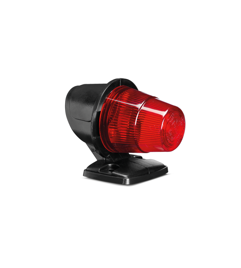 Toplamp - SIM - 3122 - Old School - Rood - 12V-24V Toplamp - SIM - 3122 - Old School - Rood - 12V-24V