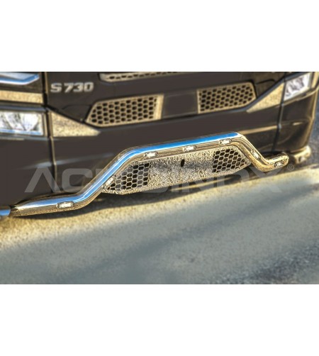 SCANIA R/S Serie 16+ CENTRAL BAR WITH LICENSE PLATE HOLDER 60 - BA004SNS - Bullbar / Lightbar / Bumperbar - Verstralershop