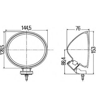 Hella Comet FF 200 Basaltgrau