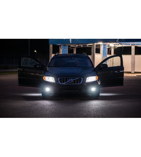 LED lamp - Ledson - 9-Led - T10 / W5W - Canbus - White - 12V - Set