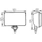 Verstraler - Hella - Comet 450 - 6.3" - 16.1cm - Driving Verstraler - Hella - Comet 450 - 6.3" - 16.1cm - Driving