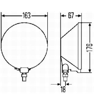Hella Comet 500 (Set inkl. Kabelsatz & Relais) (1F4 005 750-761)