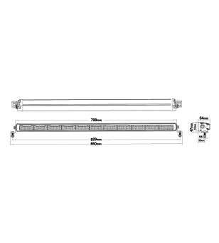 Ledson Phoenix+ 32" LED bar package for Volvo FH