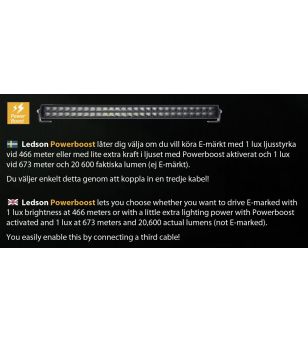 Ledson Alfa 30" Powerboost LED bar package for Scania Next Gen