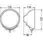 Fernscheinwerfer - Hella - Luminator Metal - Compact - 6.7" - 17.1cm - Celis - Positionslicht Weiß - Driving Fernscheinwerfer - Hella - Luminator Metal - Compact - 6.7" - 17.1cm - Celis - Positionslicht Weiß - Driving