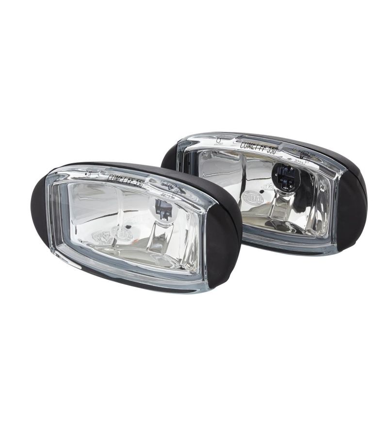 Extraljus - Hella - Comet FF 550 - 7.7" - 19.5cm - Driving - Set Extraljus - Hella - Comet FF 550 - 7.7" - 19.5cm - Driving - Set