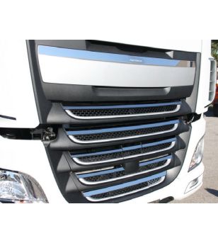Chrome Parts - Acitoinox - Grille Styling Upper - DAF - XF - 106 - 2013-2021