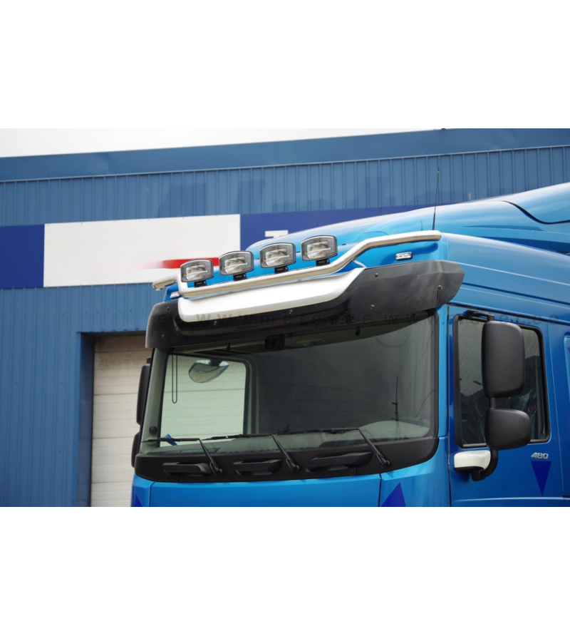 Roof bar - Metec - Wide - 4 light mounts - Prewired - DAF - XF - Space Cab - 2017-2021 Roof bar - Metec - Wide - 4 light mounts - Prewired - DAF - XF - Space Cab - 2017-2021