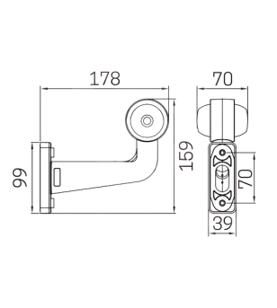 SIM 3119 large breedtelamp links links | 3119.0105019 
