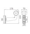 SIM 3119 large breedtelamp links links | 3119.0105019 