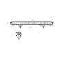 LED bar - Ledson - Epix 14+ - Strobe - 14.1" - 35.7cm - Positielicht Wit/Amber - 10 flitspatronen - Driving LED bar - Ledson - Epix 14+ - Strobe - 14.1" - 35.7cm - Positielicht Wit/Amber - 10 flitspatronen - Driving