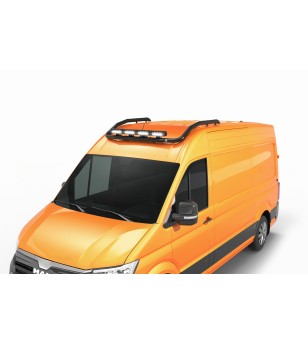 Dakbeugel - Metec - Top  - 4 lampsteunen - Voorbekabeld - Zwart - Volkswagen - Crafter - H2 - 2017+
