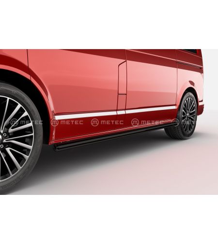 Sidebars - Metec - S-liner - Volkswagen - Transporter - T6 - L2 - 2015-2019