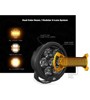Extraljus - Denali - D7 - Pro -4'' - Driving Dimma Combo