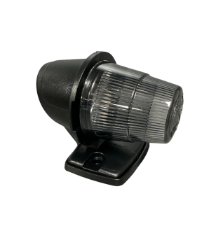 Taklampa - SIM - 3122 - 2.6" - 6.5cm - Old School - Smoke - Vit - 12V-24V
