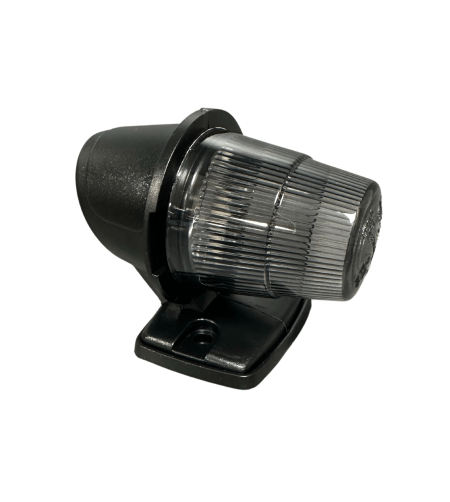 Cab roof lights - SIM - 3122 - 2.6" - 6.5cm - Old School - Smoke - White - 12V-24V