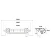LED bar - Seeker - Ultima 10 - 8'' - smoke - Driving