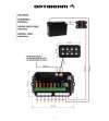 Controller - Optibeam - 1605 - 4.5" - 11.5cm - Bedieningspaneel - 12V-24V