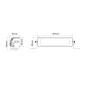 LED Light bar - Optibeam - Savage 12 - 12.1" - 30.7cm - Position light White/Amber - Driving