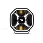 Driving light - Luminalights - Power X 9 - 8.7" - 22cm - Position light White/Amber - 1 flash pattern - Driving