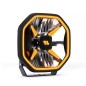 Extraljus - Luminalights - Power X 9 - 8.7" - 22cm - Positionsljus Vit/Bärnsten - 1 blixtmönster - Driving -