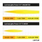 Driving light - Luminalights - Power X 9 - 8.7" - 22cm - Position light White/Amber - 1 flash pattern - Driving Driving light - Luminalights - Power X 9 - 8.7" - 22cm - Position light White/Amber - 1 flash pattern - Driving