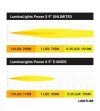 Extraljus - Luminalights - Power X 9 - 9'' - Positionsljus Vit/Bärnsten - Driving
