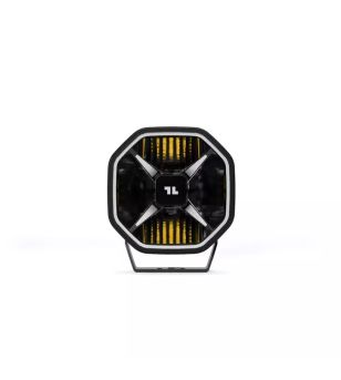 Verstraler - Luminalights - Power X 6 - 6'' - Positielicht Wit/Amber - 1 flitspatroon - Driving