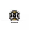 Verstraler - Luminalights - Power X 6 - 6'' - Positielicht Wit/Amber - 1 flitspatroon - Driving